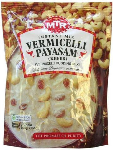 MTR Instant Mix Vermicelli Payasam (Kheer) 200 Grams (7.04 OZ)