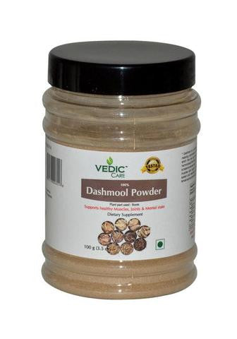 Vedic Care 100% Dashmool Powder (Dietary Supplement) 3.5 OZ