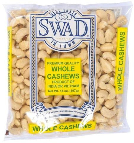 Swad Whole Cashews 14 OZ (397 Grams)