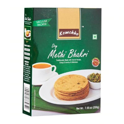 Kemcho Dry Methi Bhakri 7.05 OZ (200 Grams)