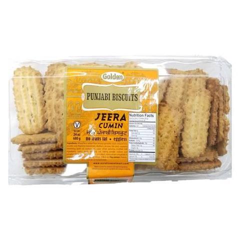 Golden Punjabi Biscuits Jeera 24 OZ (680 Grams)