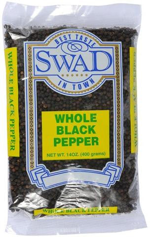 Swad Whole Black Pepper 14 OZ (400 Grams)
