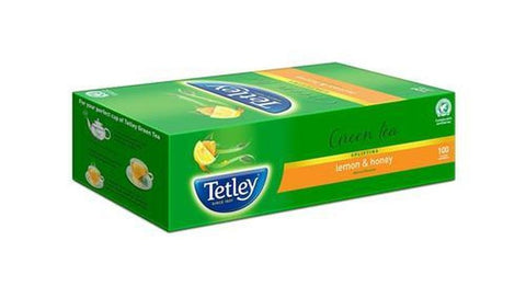 Tetley Green Tea Bag With Honey 5 OZ (144 Grams) 72 Bags
