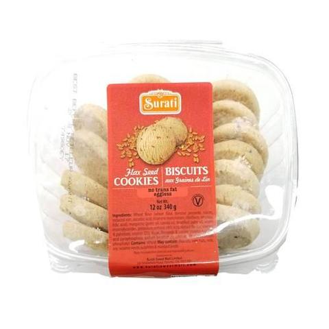 Surti Flax Seed Cookies 12 OZ (340 Grams)