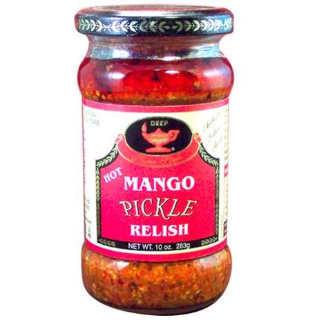 Deep Hot Mango Pickle 10 OZ (283 Grams)