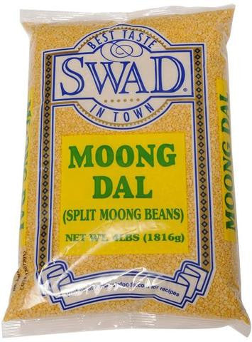 Swad Moong Dal Split Moong Beans 4 LB (1816 Grams)