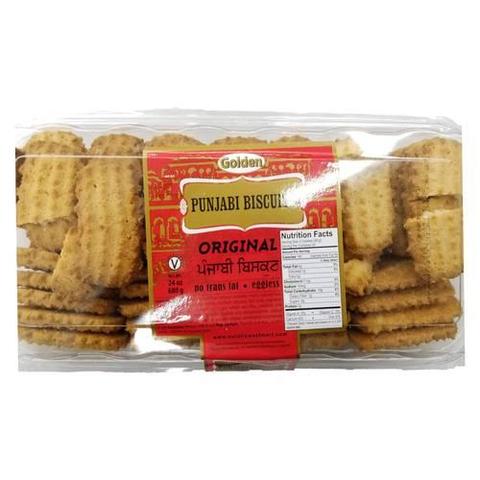 Golden Punjabi Biscuits Original 24 OZ (680 Grams)