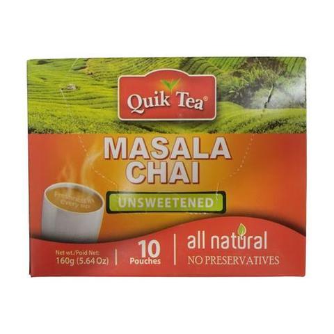 Quik Tea Unsweet Masala Chai 5 OZ (159 Grams)