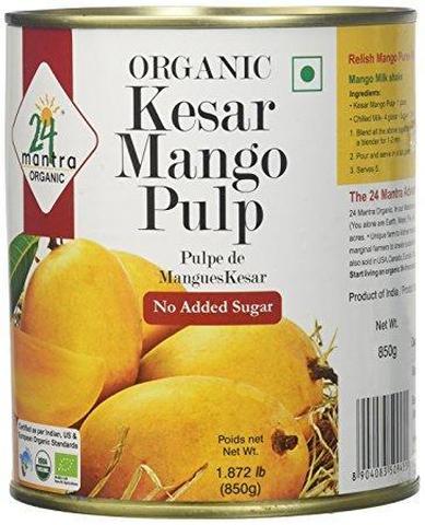 24 Mantra Kesar Mango Pulp 30 OZ (850 Grams)