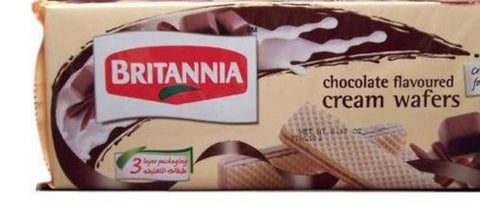 Britannia Chocolate Flavoured Cream Wafers