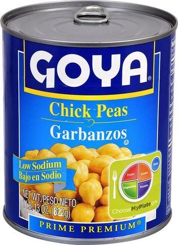 Goya Chick Peas (low Sodium) 15 OZ (439 Grams)