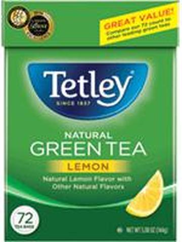 Tetley Green Tea Bag W/ Lemon 5 OZ (144 Grams) 72 Bags