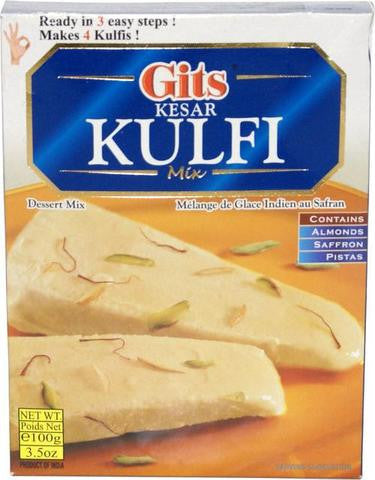 Gits Kesar Kulfi Mix 100 Grams (3.5 OZ)