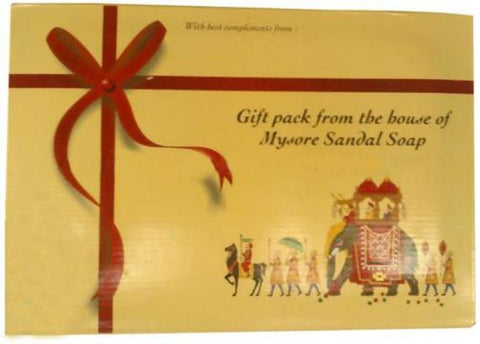 6PK Mysore Sandal Soap Gift Pack 31.74 OZ (900 Grams)