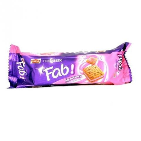 Parle Hide & Seek Fab Strawberry Cookies 3.5 OZ (100 Grams)