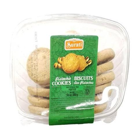 Surti Pistachiio Cookies 12 OZ (340 Grams)