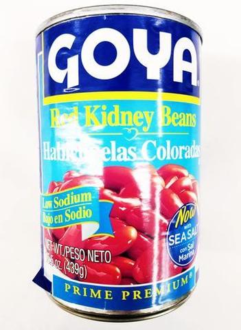 Goya  red Kidney Beans (low Sodium) 15 OZ (439 Grams)