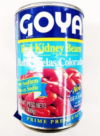Goya  red Kidney Beans (low Sodium) 15 OZ (439 Grams)