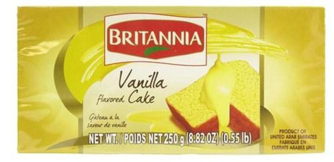 Britannia Vanilla Cake 250 Grams