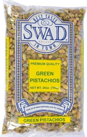 Swad Premium Quality Green Pistachios 28 OZ (794 Grams)