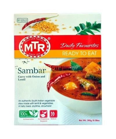 MTR Sambar Curry With Onion And Lentil 300 Grams (10.58 OZ)