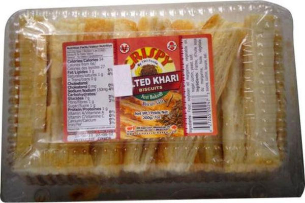 Twi Foods Crispy Salted Khari Biscuits 7 OZ (200 Grams)