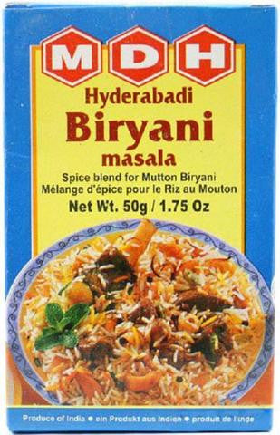 MDH Hyderabadi Biryani Masala 50 Grams (1.75 OZ)