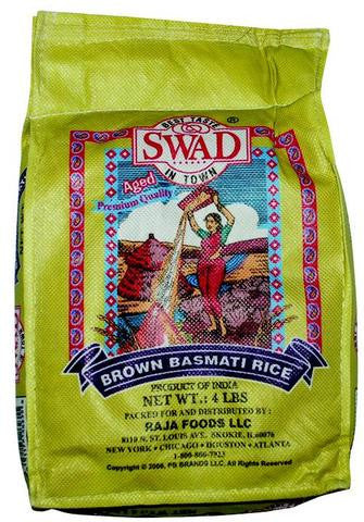 Swad Brown Basmati Rice 4 LB