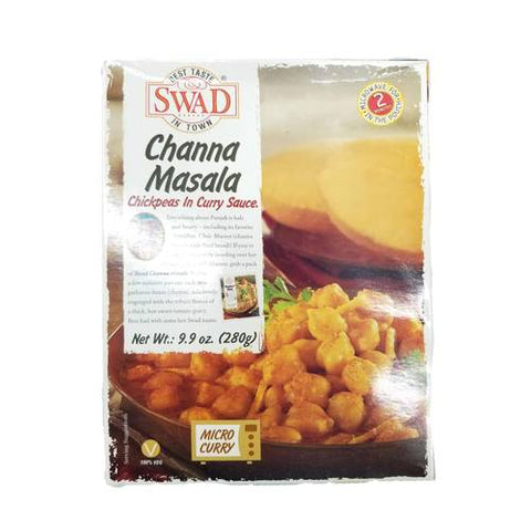 Swad Channa Masala Chickpeas in Curry Sauce 9.9 OZ (280 Grams)