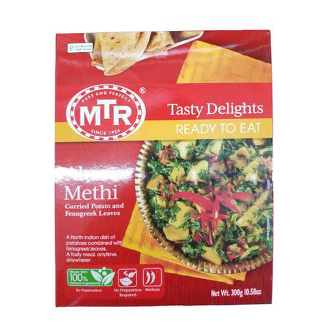 MTR Alu Methi Curried Potato And Fenugreek Leaves 300 Grams