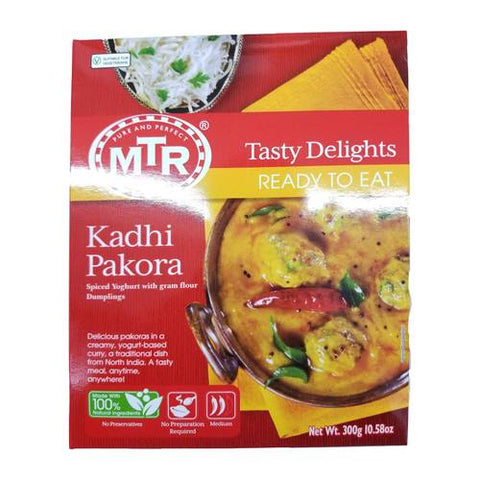 MTR Kadhi Pakora Spiced Yoghurt With Gram Flour Dumplings 300 Grams