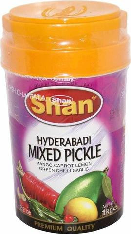 Shan Hyderabadi Mixed Pickle 2.2 LB (1000 Grams) 1 Kg