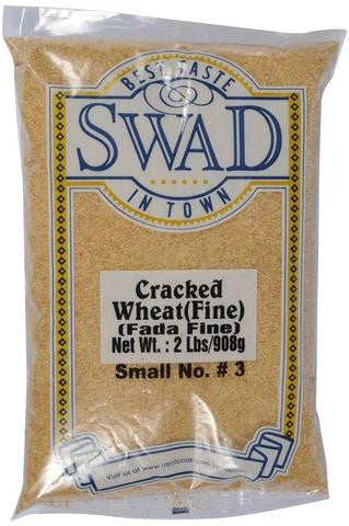 Swad Cracked Wheat Fine (Fada Fine) 2 LB (908 Grams)