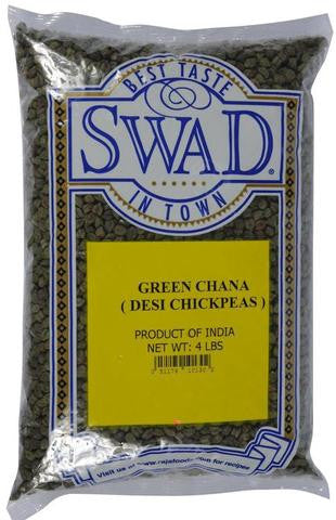 Swad Green Chana Desi Chickpeas 4LBs