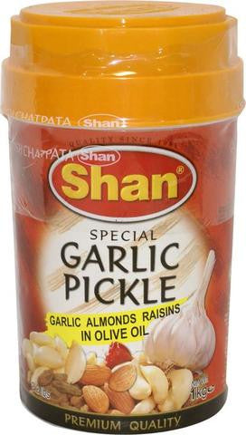 Shan Special Garlic Pickle 1 Kg (2.2 Lb)