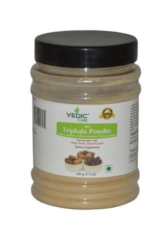 Vedic Care 100% Triphala Churna (Dietary Supplement) 3.5 OZ