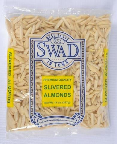 Swad Slivered Almonds 14 OZ (397 Grams)