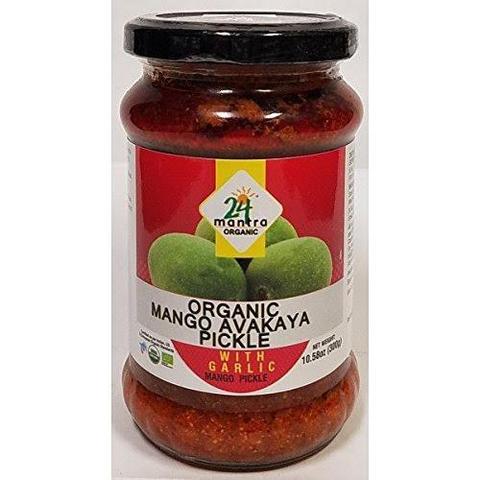 24 Mantra Mango Avakaya With Garlic 11 OZ (300 Grams)