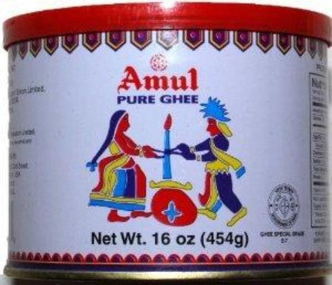 Amul Pure Ghee 1 LB (16 OZ) 454 Grams