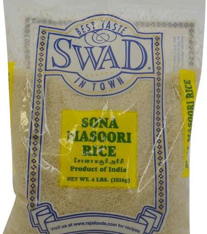 Swad Sona Masoori Rice 4 LB