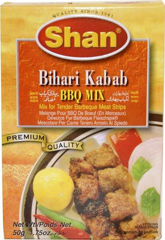 Shan Bihari Kabab BBQ Mix 50 Grams (1.75 Oz)
