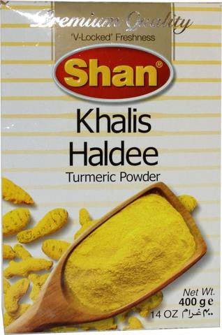 Shan Khalis Haldee Turmeric Powder 400 Grams (14 OZ)