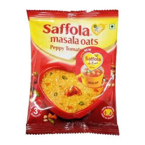 Saffola Masala Oats Peppy Tomato 1 OZ (39 Grams)
