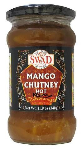 Swad Mango Chutney Hot 11.9 OZ (340 Grams)