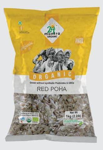 24 Mantra Red Poha 2 LB (907 Grams)