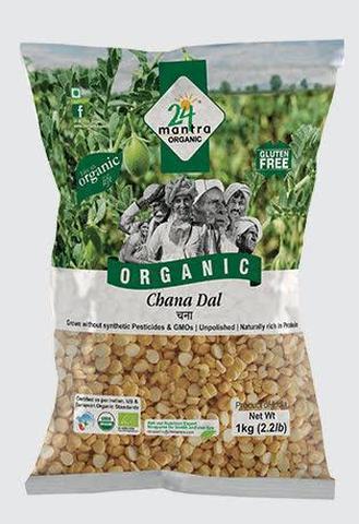 24 Mantra Chana Dal 2 LB (907 Grams)