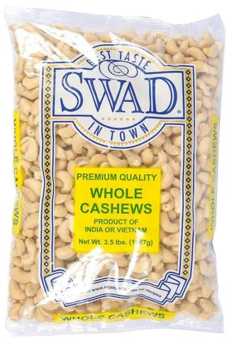 Swad Whole Cashews 3 LB
