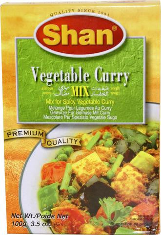 Shan Vegetable Curry Mix 100 Grams (3.5 OZ)