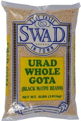Swad Urad Whole (Gota) 4 LB (1816 Grams)