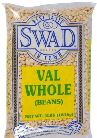 Swad Val Whole Beans 4 LBs